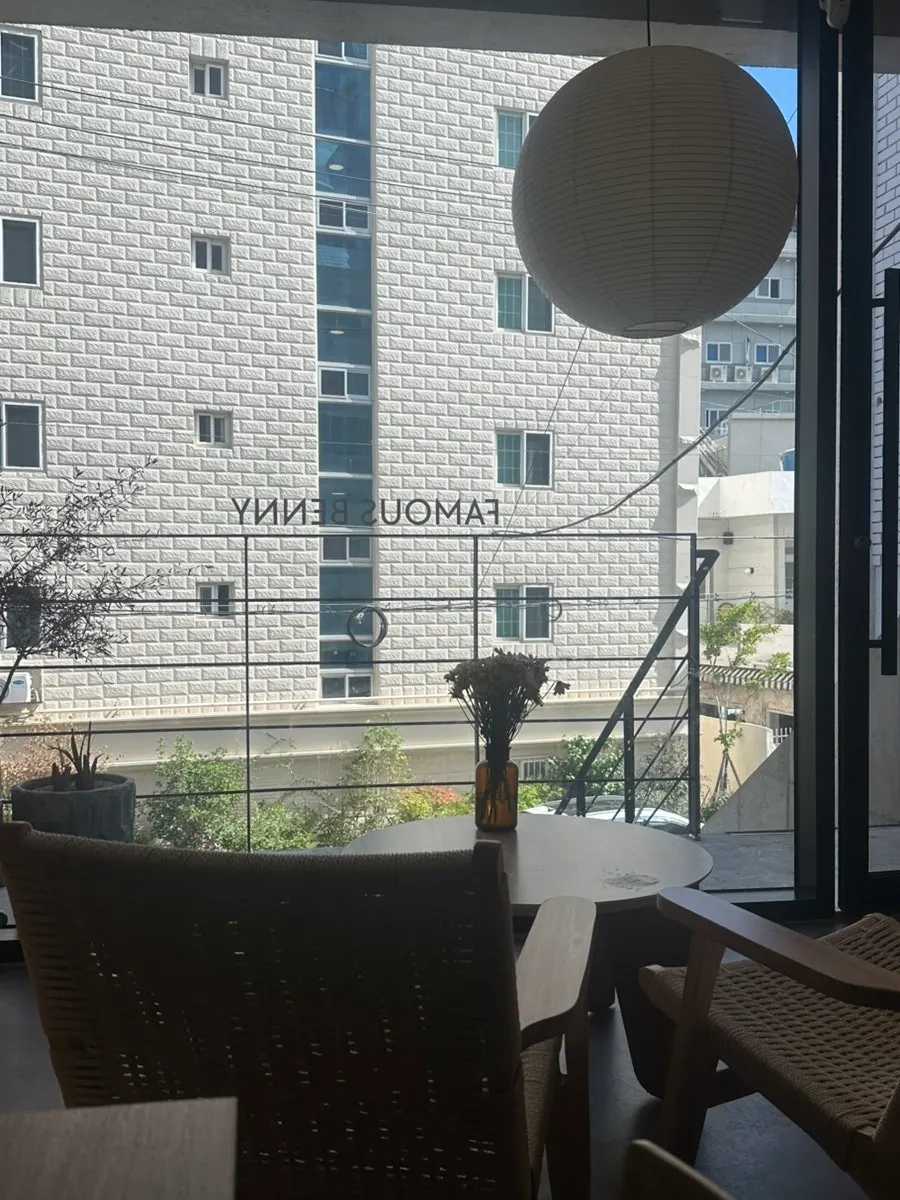 Seating area with large tables on the 2nd floor
