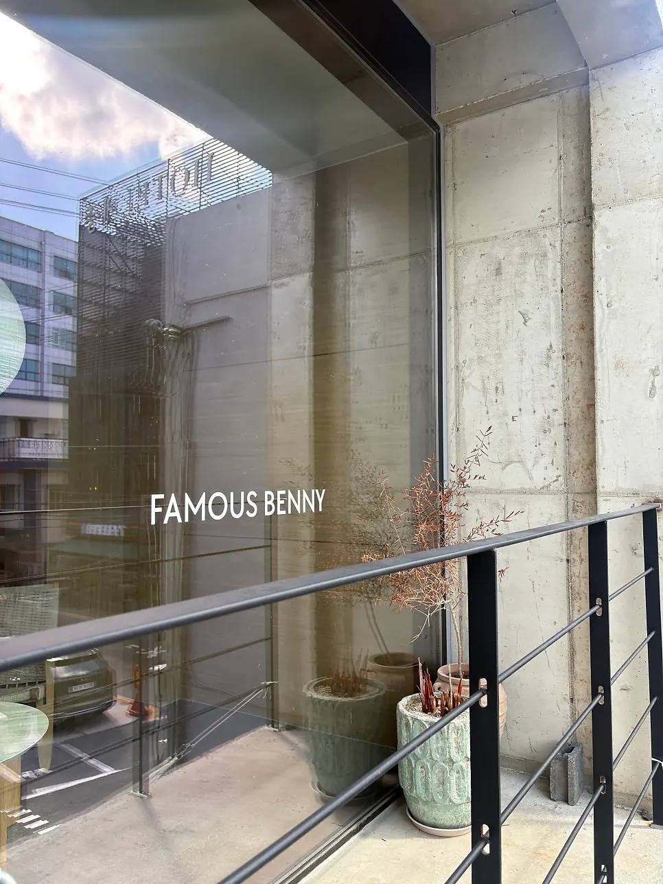 Sunny window seat at Famous Benny Gwangalli Branch