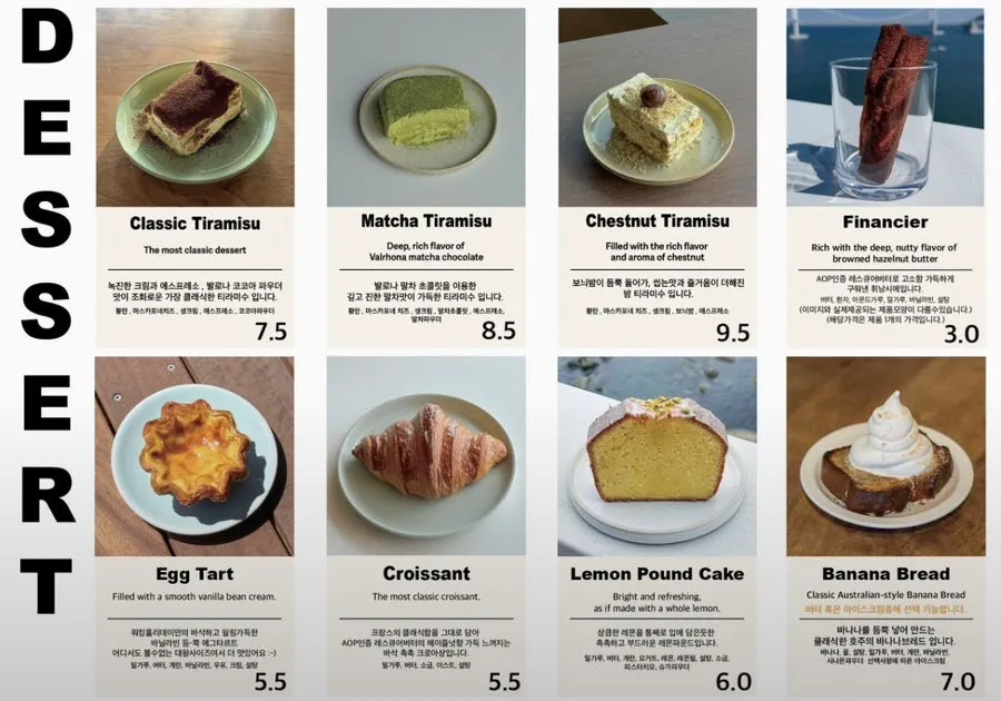 Information on the wide variety of brunch dishes