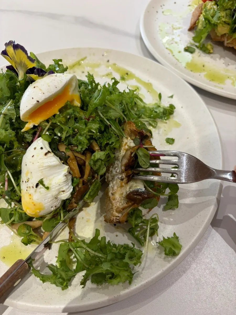 Grilled mushroom toast piled high with mushrooms