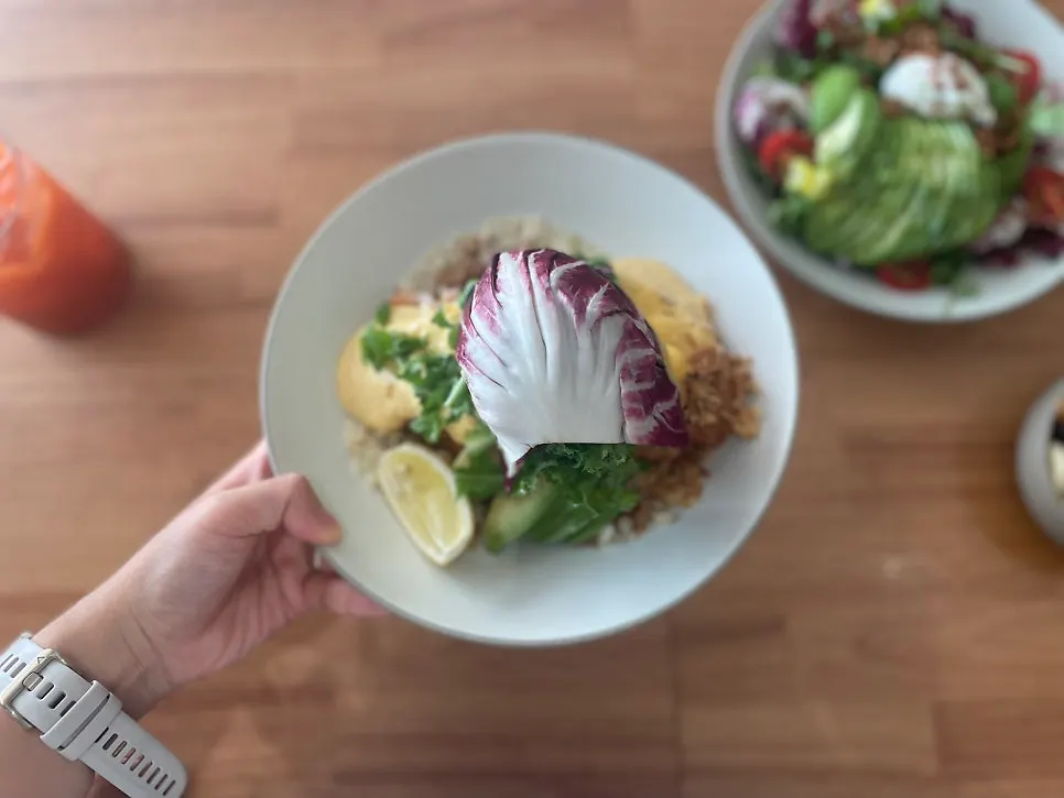 A plate of the signature Famous Benny Salmon