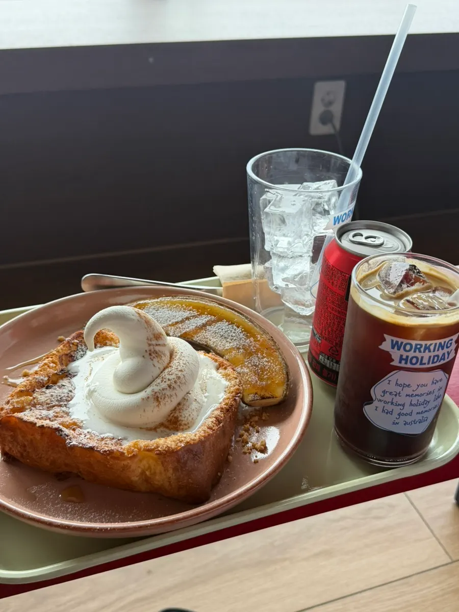 French toast phủ kem