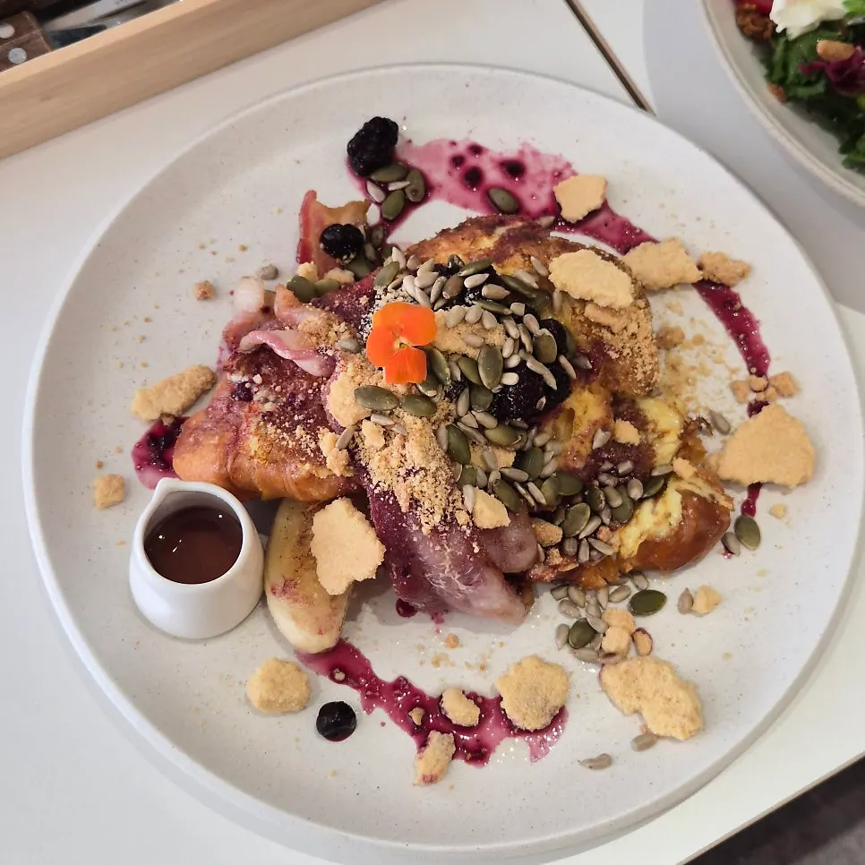 Generous plate of house salad