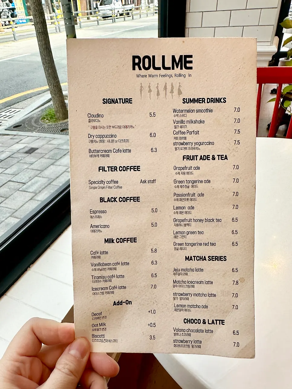 Rollmi interior with white walls and wood flooring