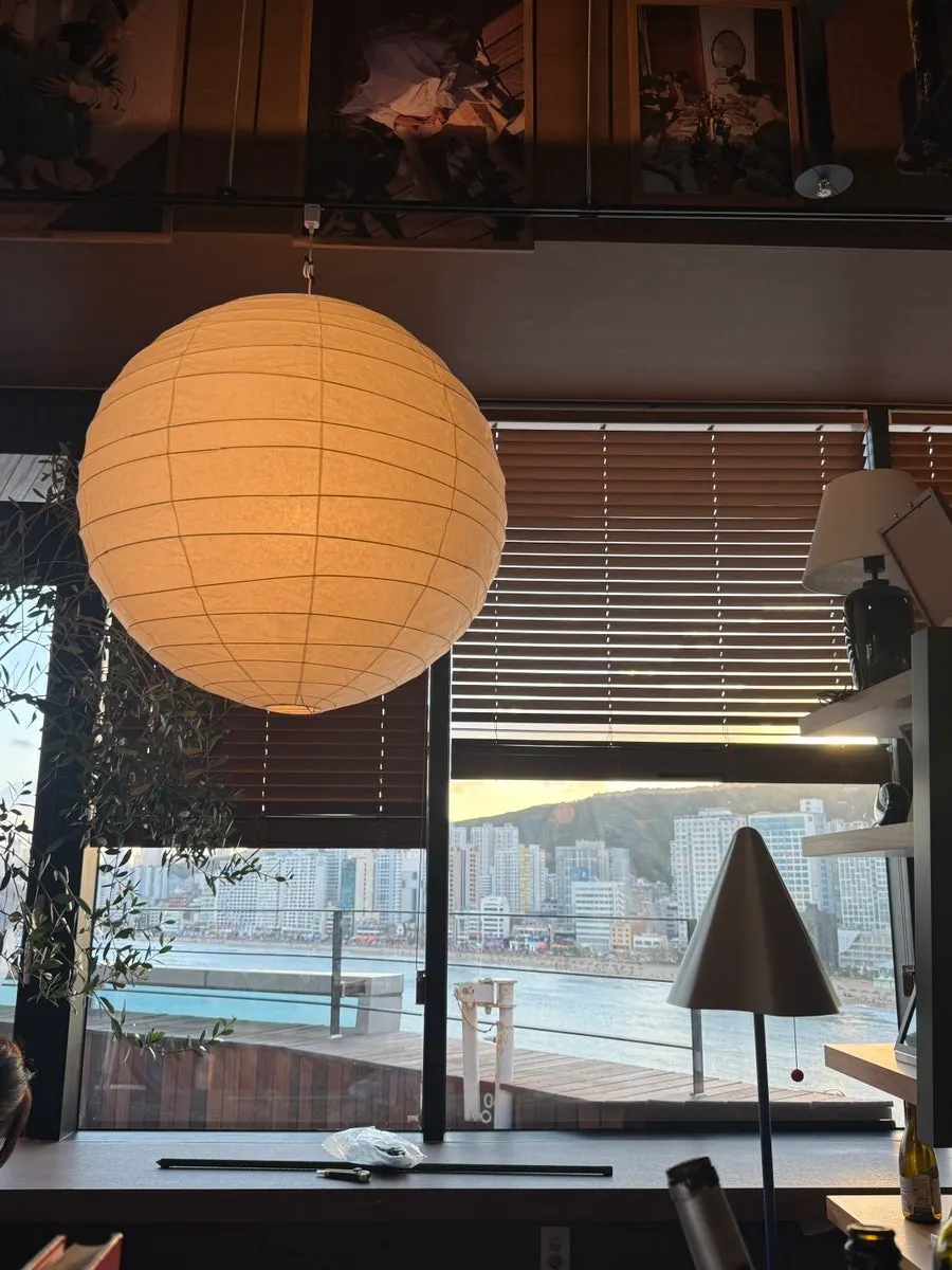 Interior view of the ocean-view café