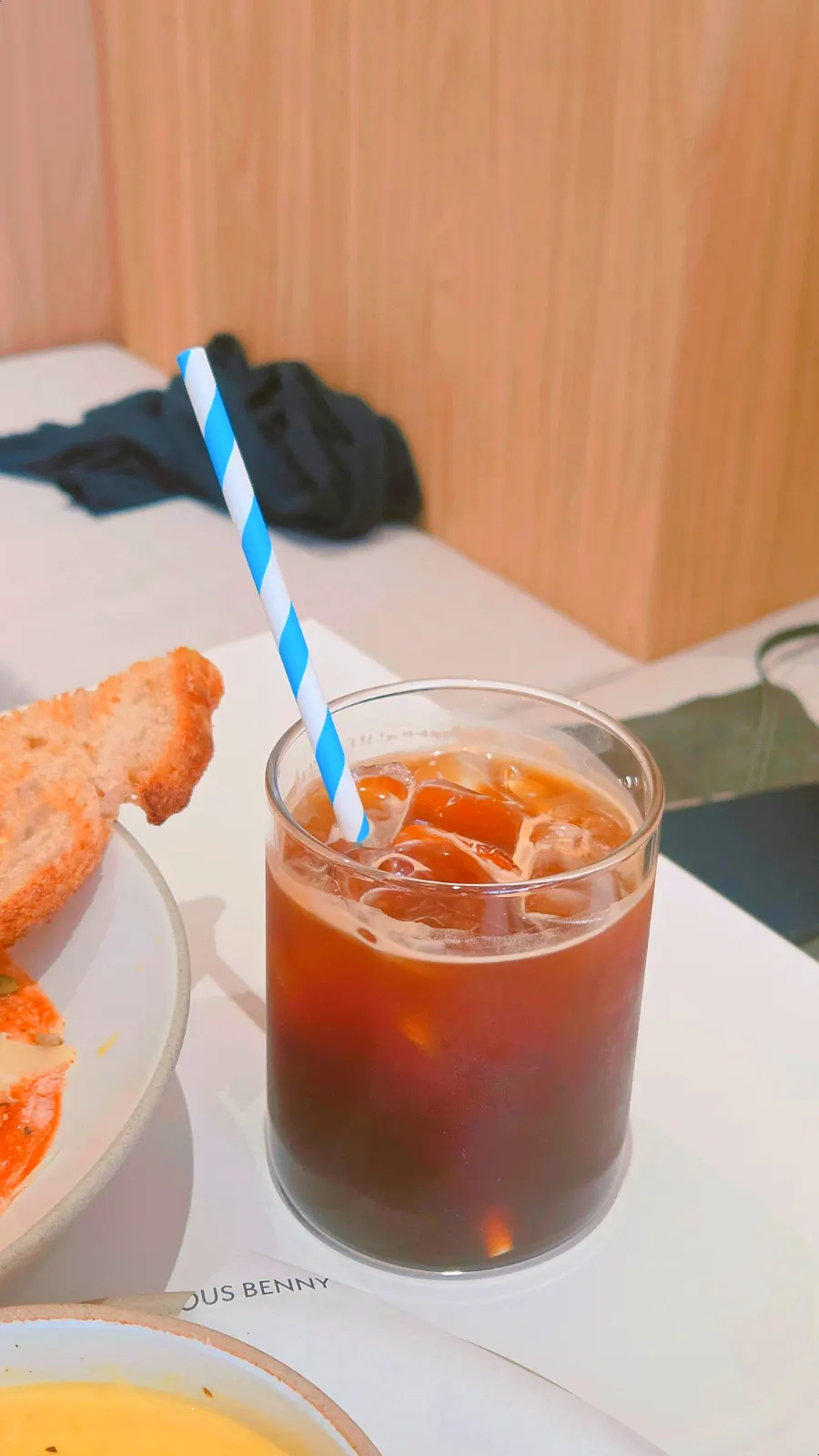 ブランチと一緒に注文したアイスアメリカーノ