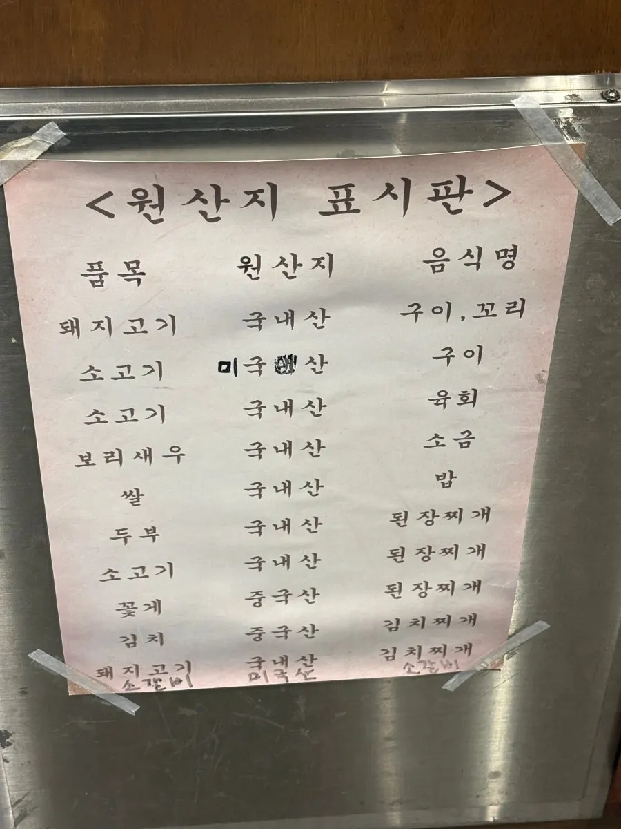 돼지갈비 2~3인 세트 고기 접시