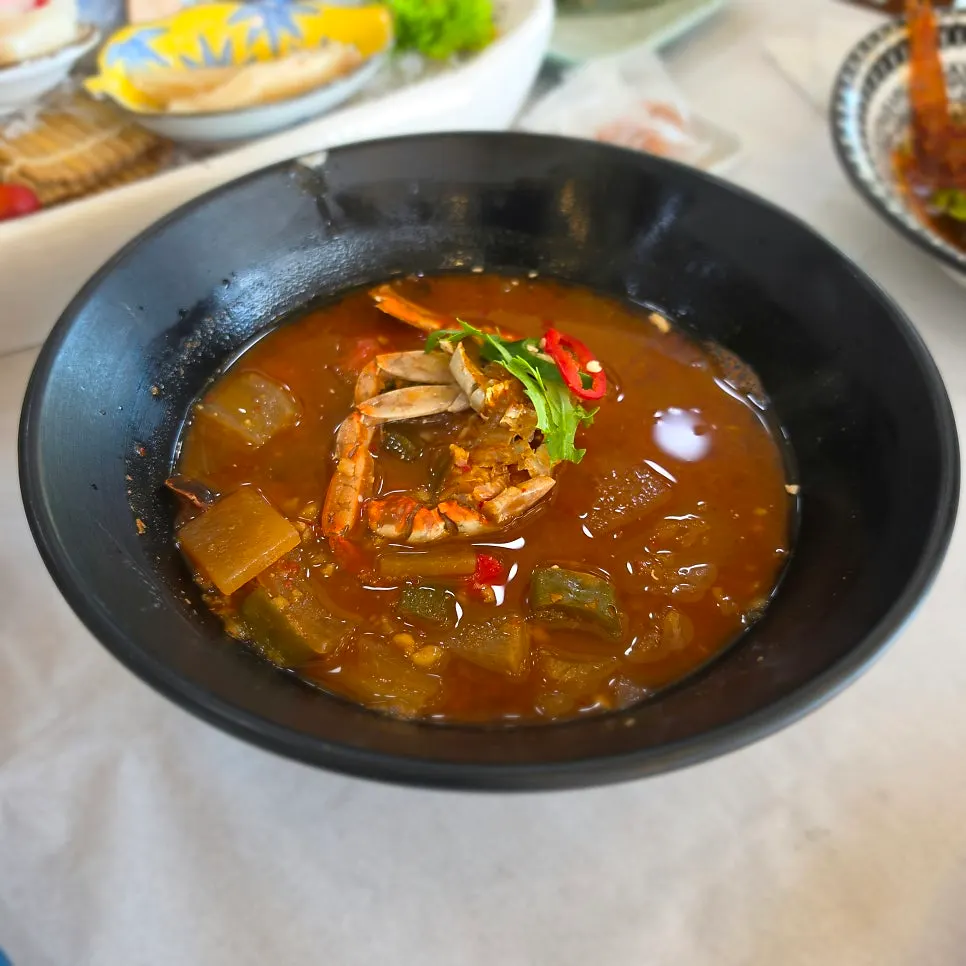 Crab stew at Gwanganda Jjji