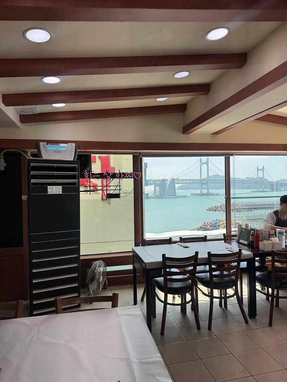 Interior del restaurante el día de la visita