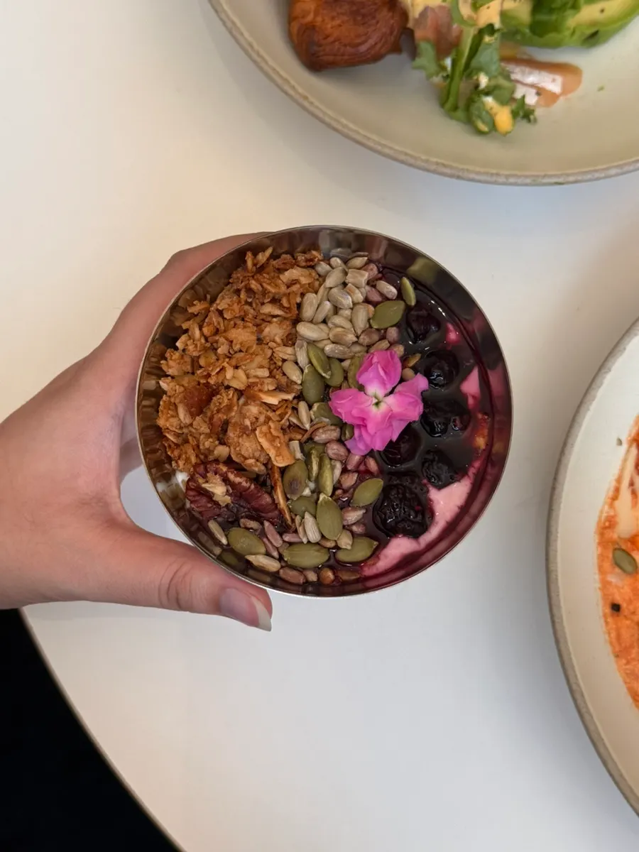 Mini yogurt bowl received through the Naver notification perk