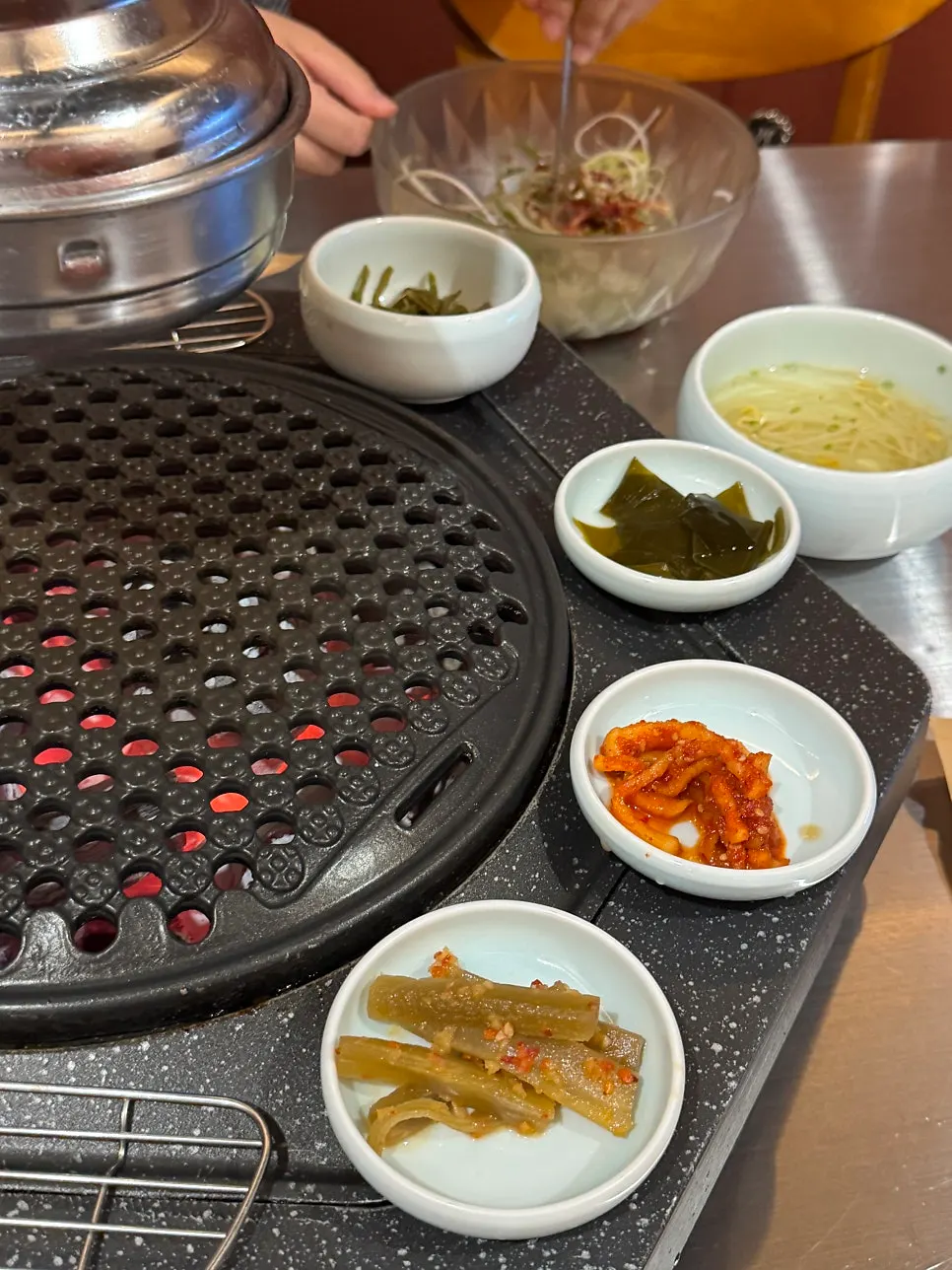 A full spread of side dishes