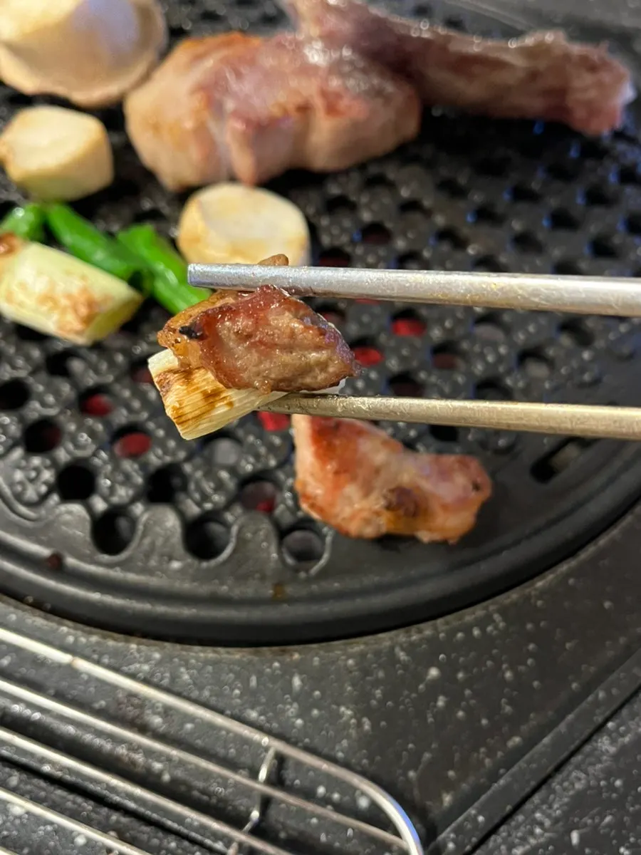 마지막에 구운 숄더렉 뼈 부분
