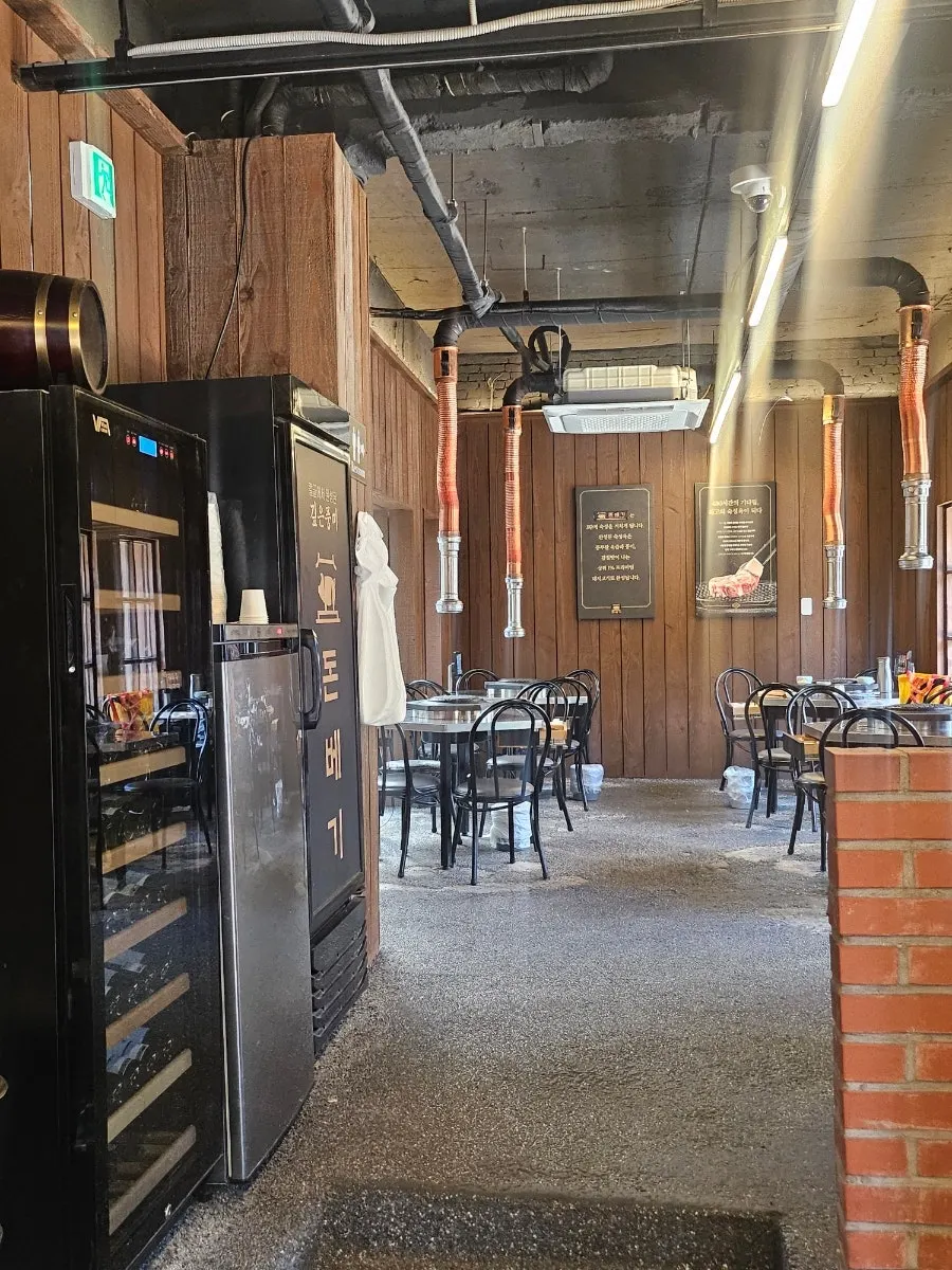 ドンベギ光安店でのランチの締めくくりの様子