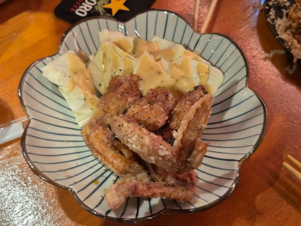 Ganppa special tebasaki fried chicken wings