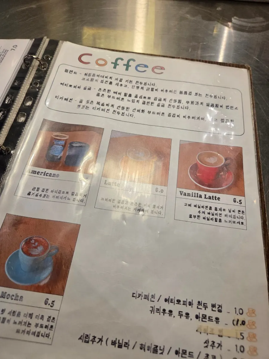 Brunch menu available to order in the evening