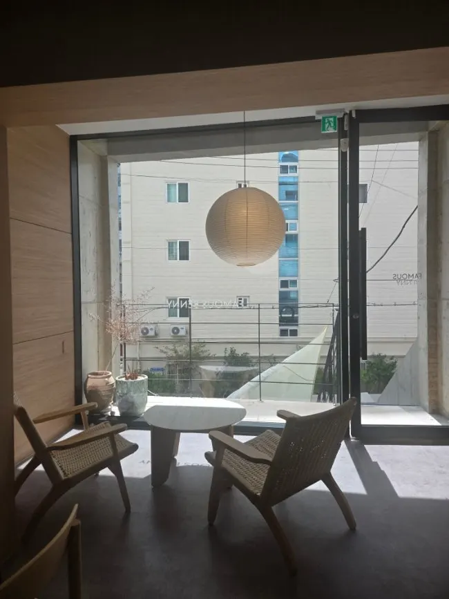 Modern interior at Famous Benny