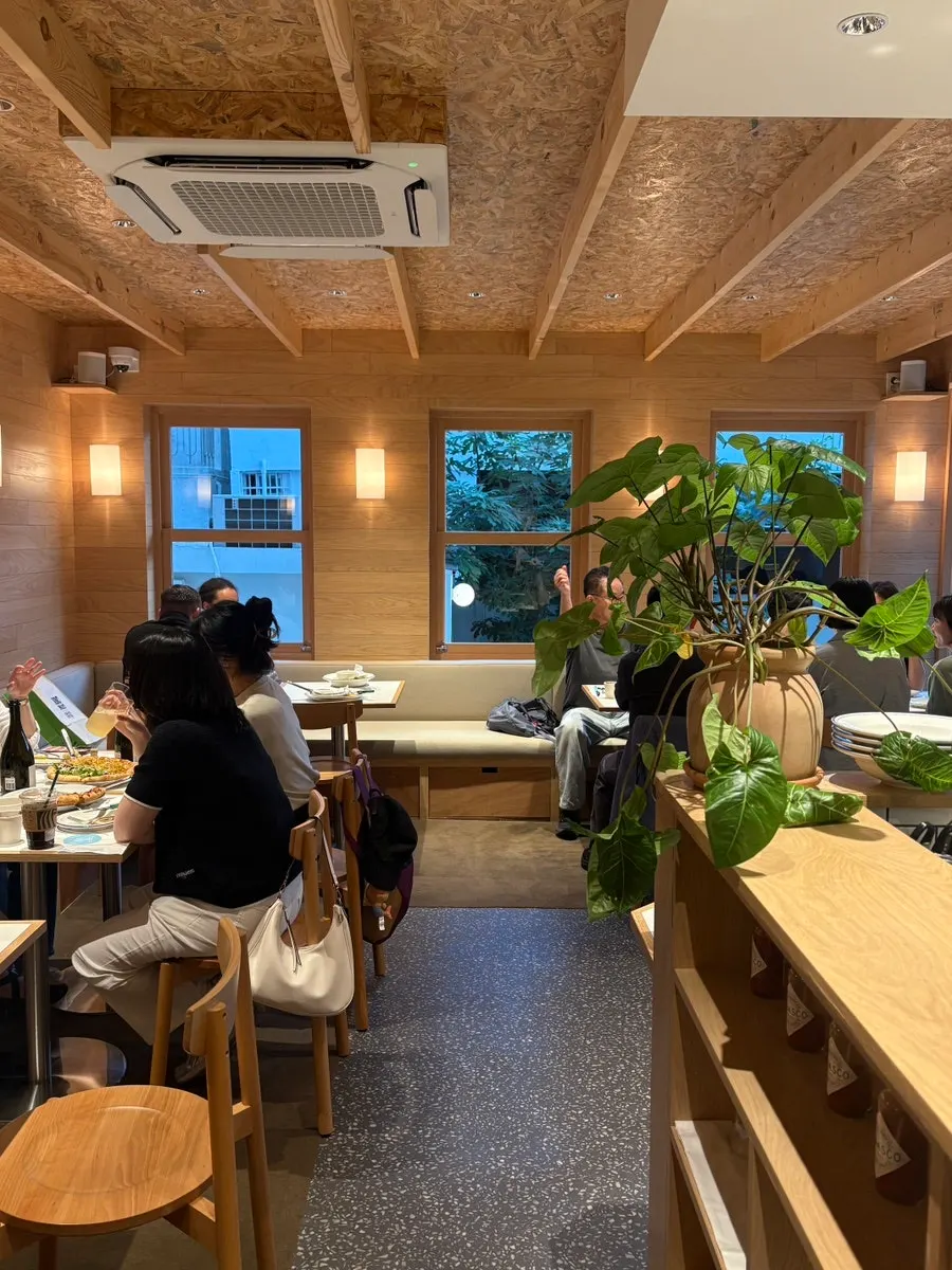 Private seating nook at Extra Mile