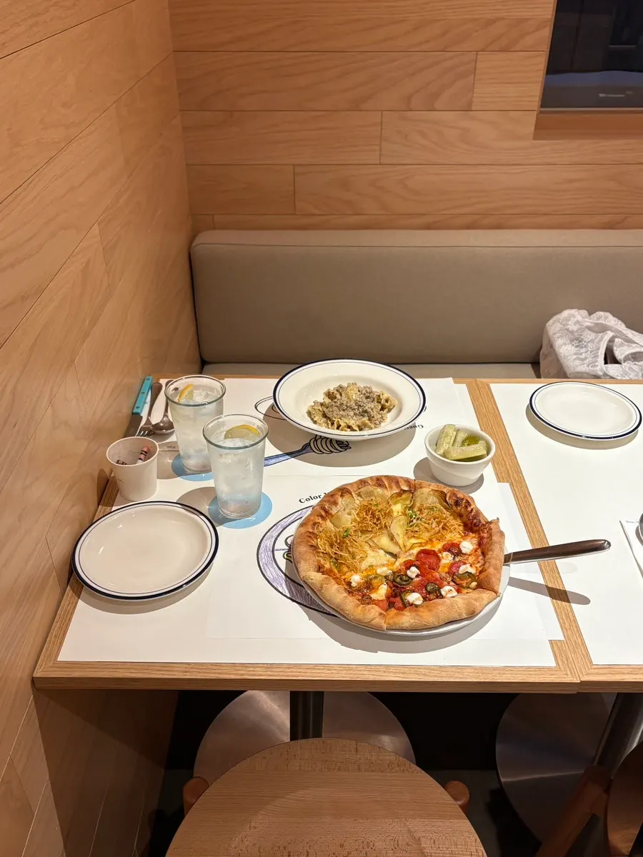 Table set with the Classic Combo for two