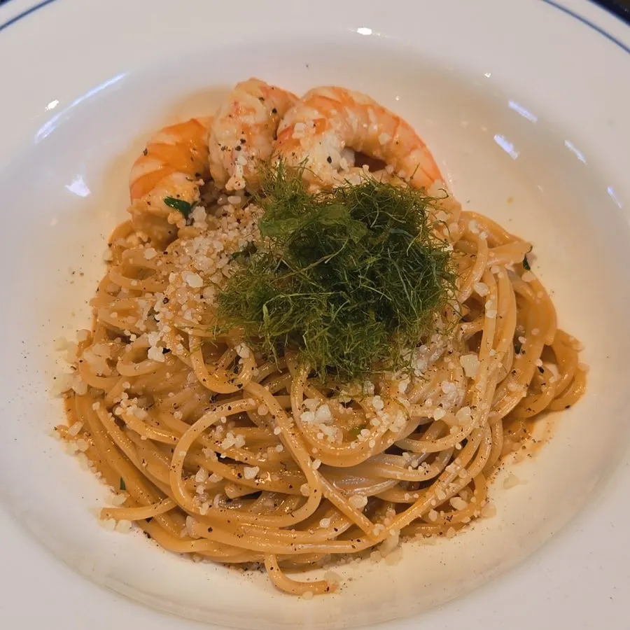 Extra Mile's bisque cream pasta