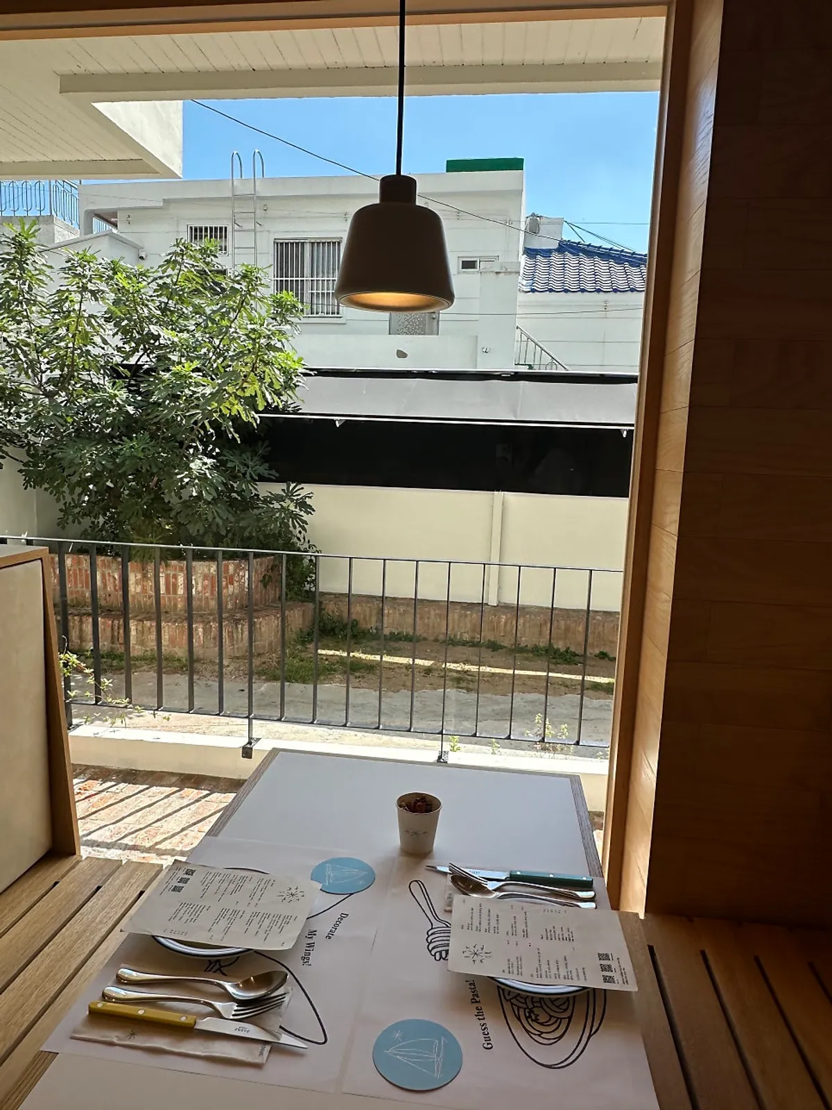 Interior view of Extra Mile