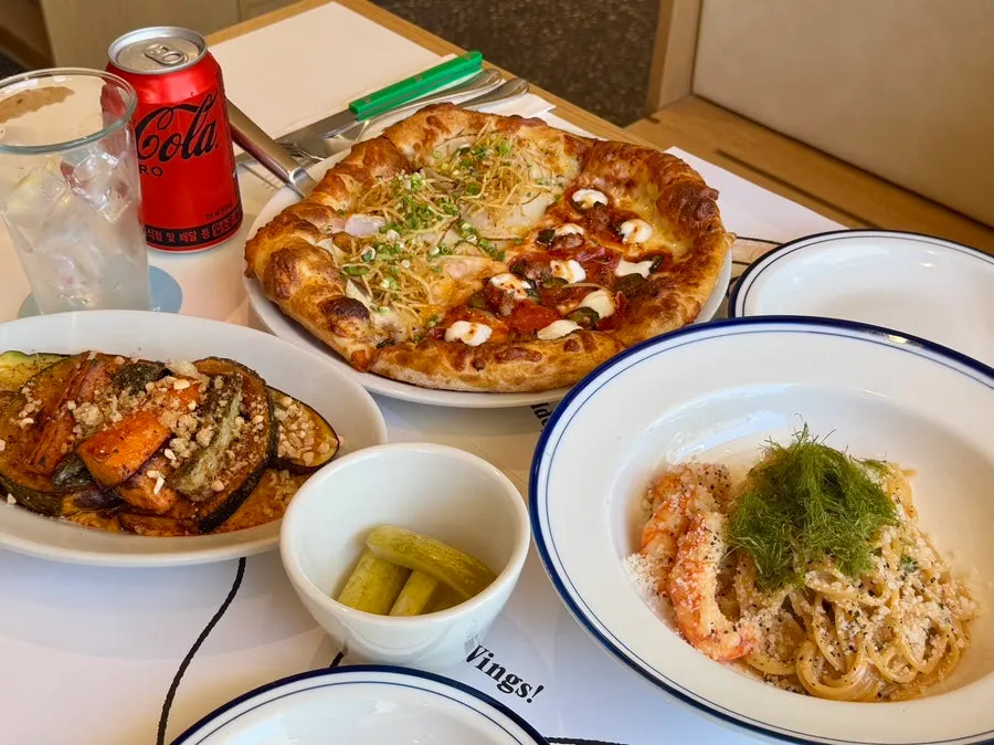 Homemade-style pickles at Extra Mile