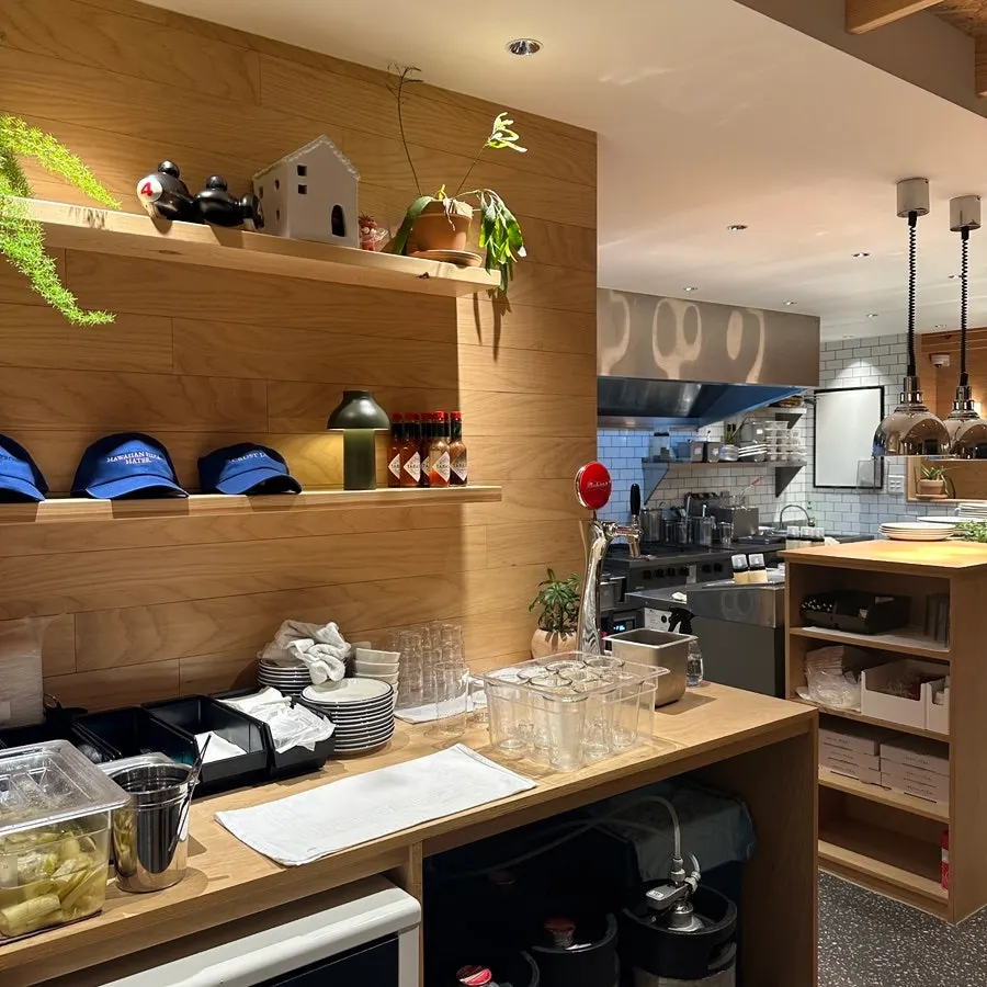 Table layout inside Extra Mile's dining hall