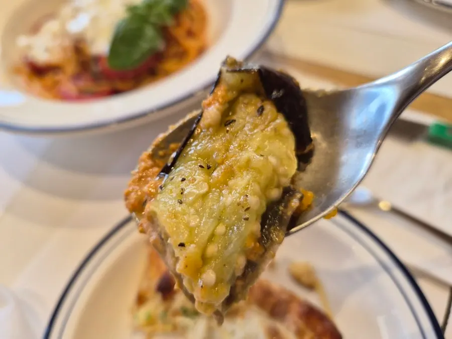 Grilled vegetables dipped in romesco sauce