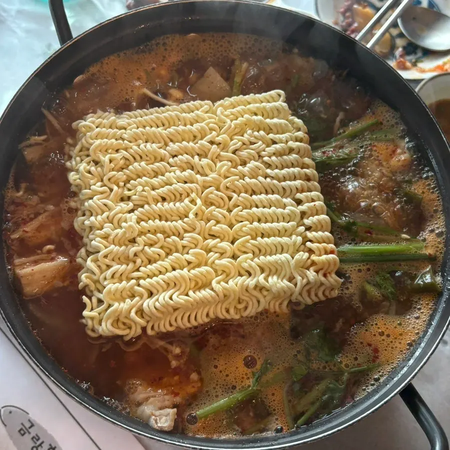 Close-up of the egg roe rice before mixing