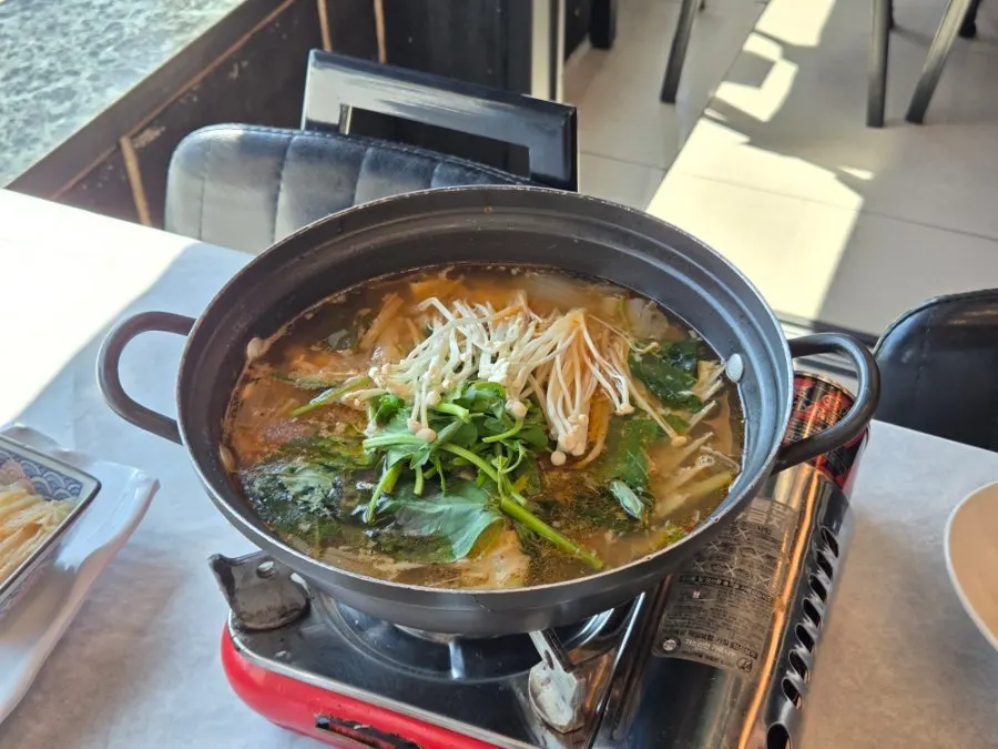 Braised fish served as a final course dish