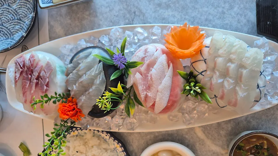 A chewy piece of sashimi