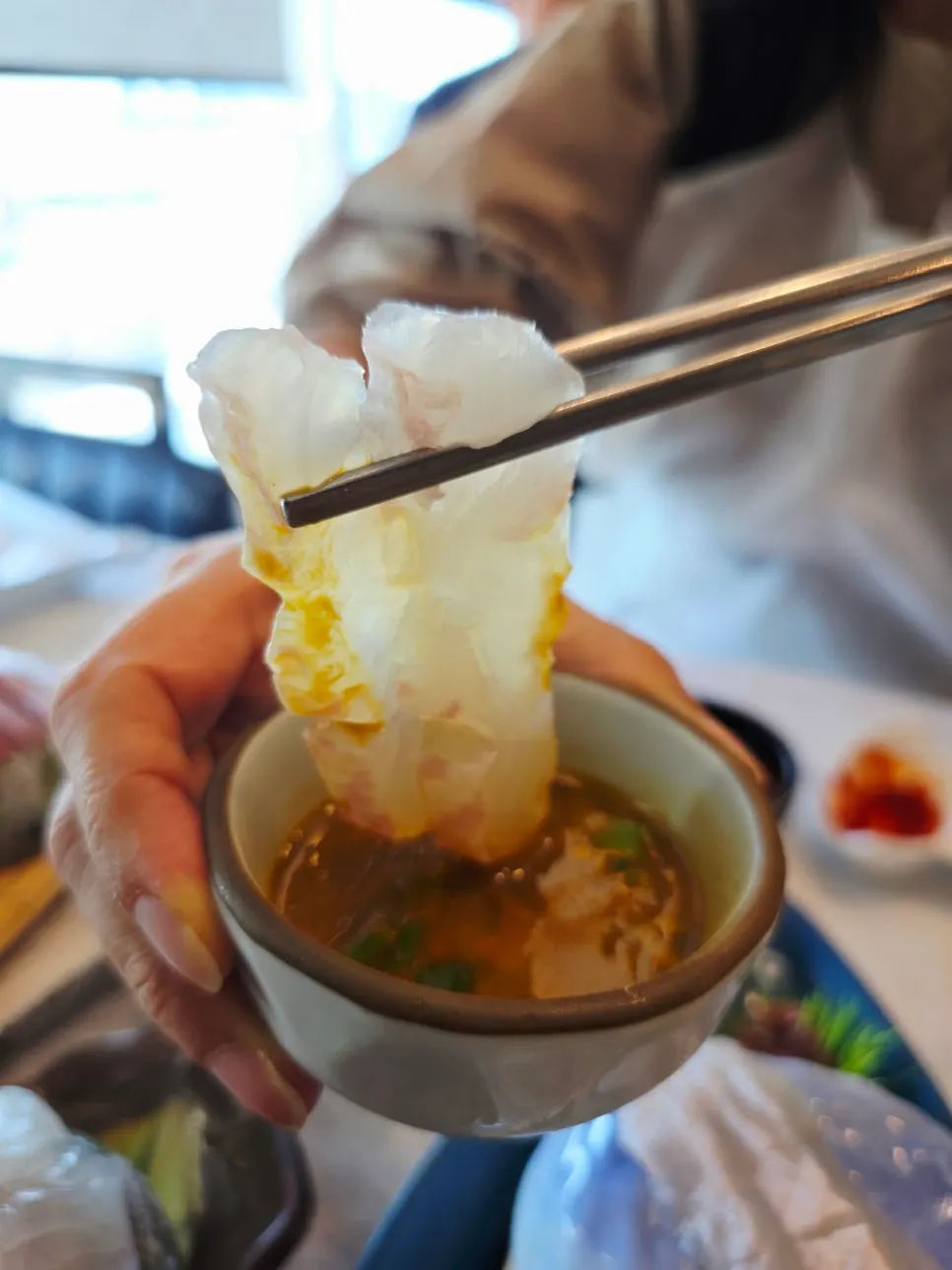 Konowata served at Geumrang Hoetjip