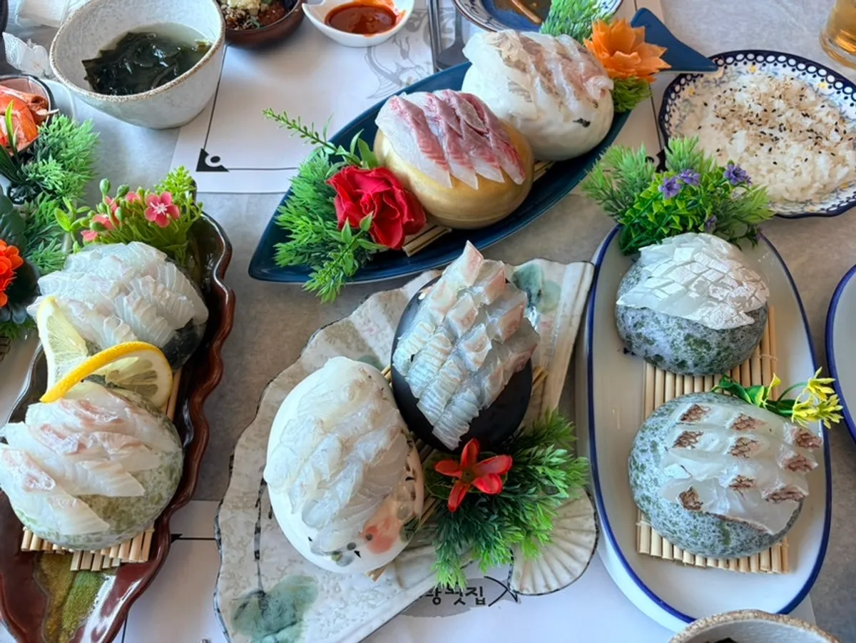 Peeled shrimp jang meat
