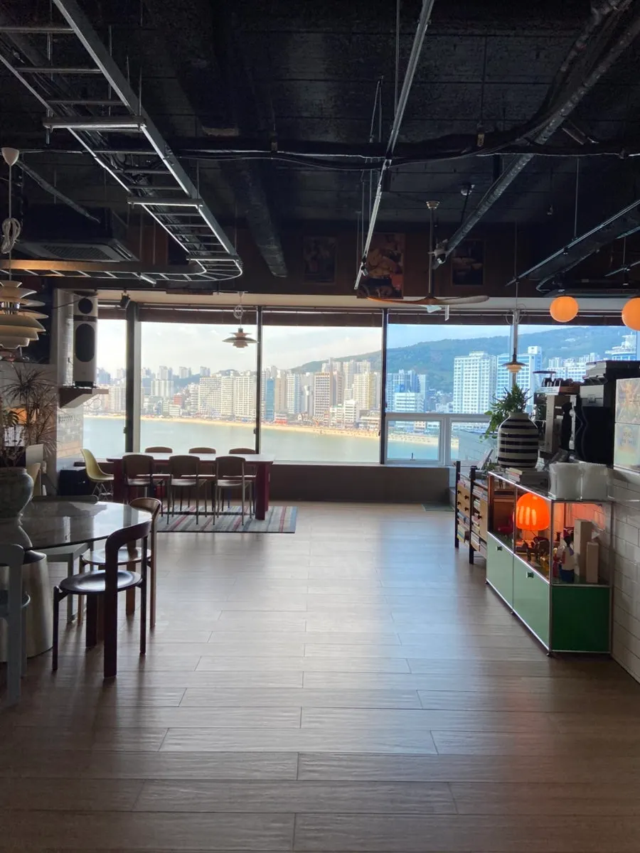 Hip-styled café interior
