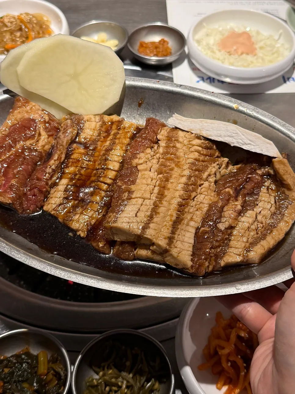 양념갈비 2인분 상차림