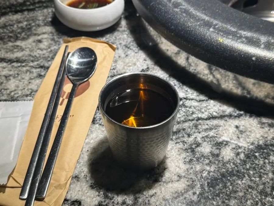 Unusual grill plate shaped like stone