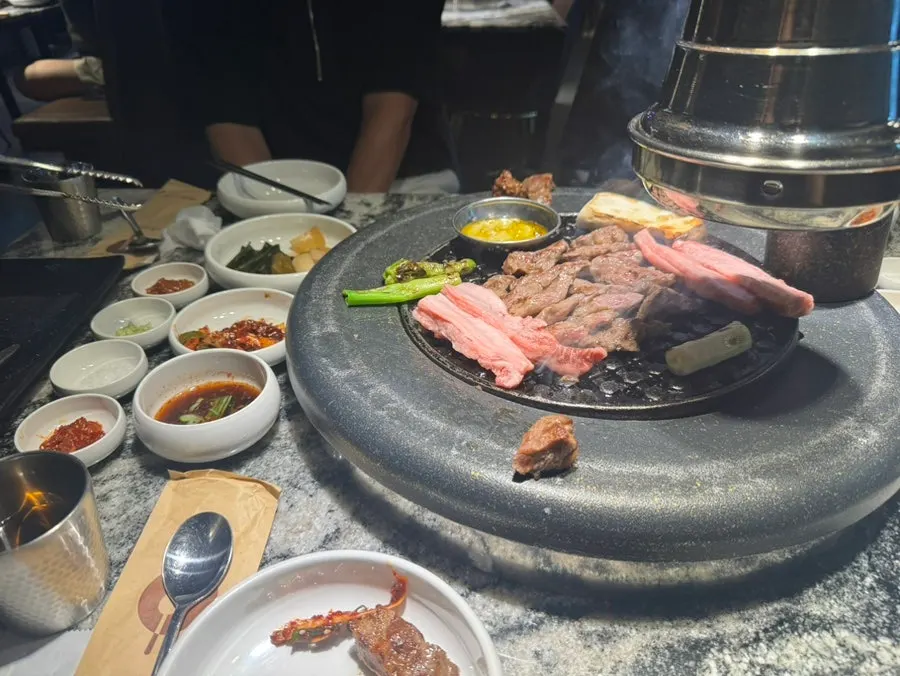 Grilled and sliced Iberico pork