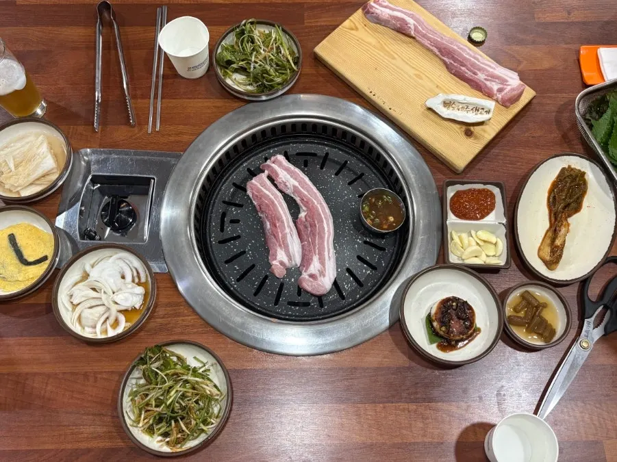고사리전과 유채김치 등 제주식 밑반찬