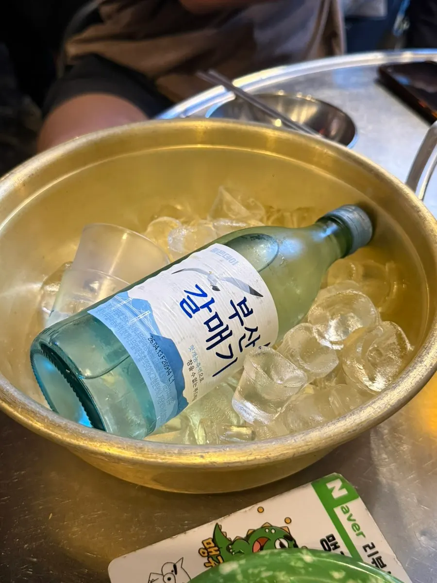 生啤酒與燒酒點單
