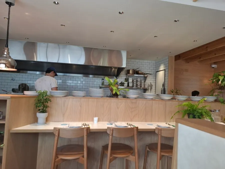 Restaurant interior filled with delicious aromas