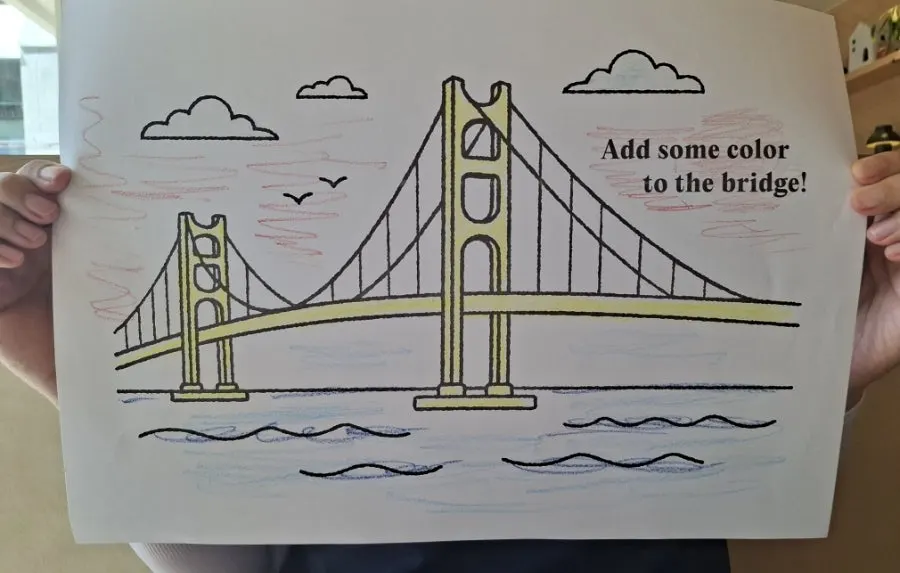 Coloring table for the waiting time