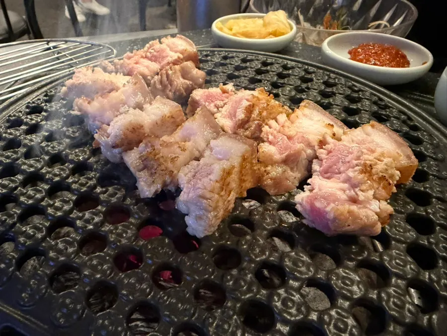 Pre-grilled aged ogeopsal