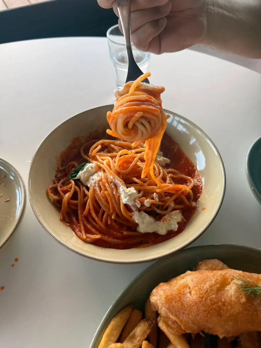 Pomodoro pasta in tomato sauce