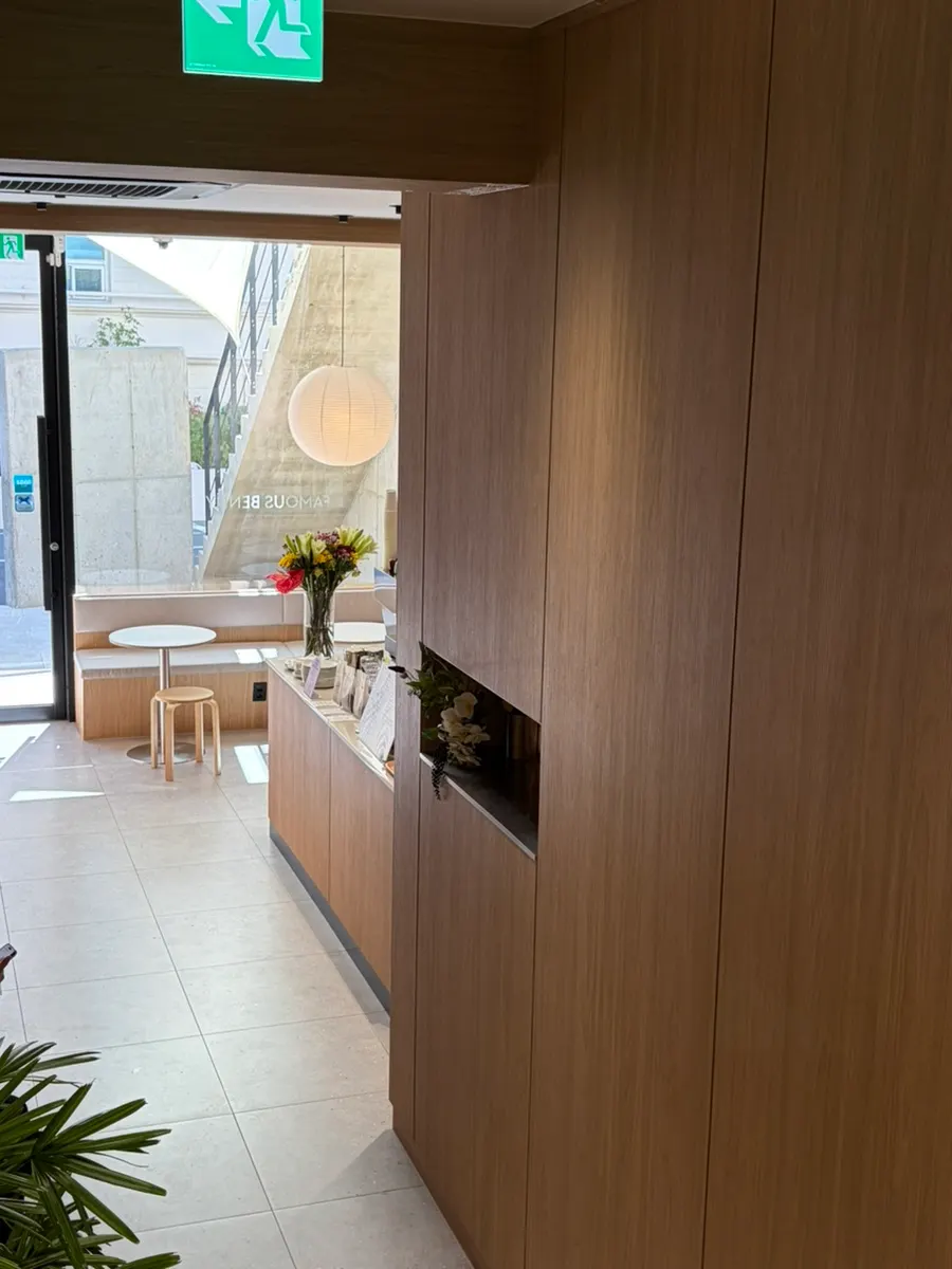 First-floor coffee seating area