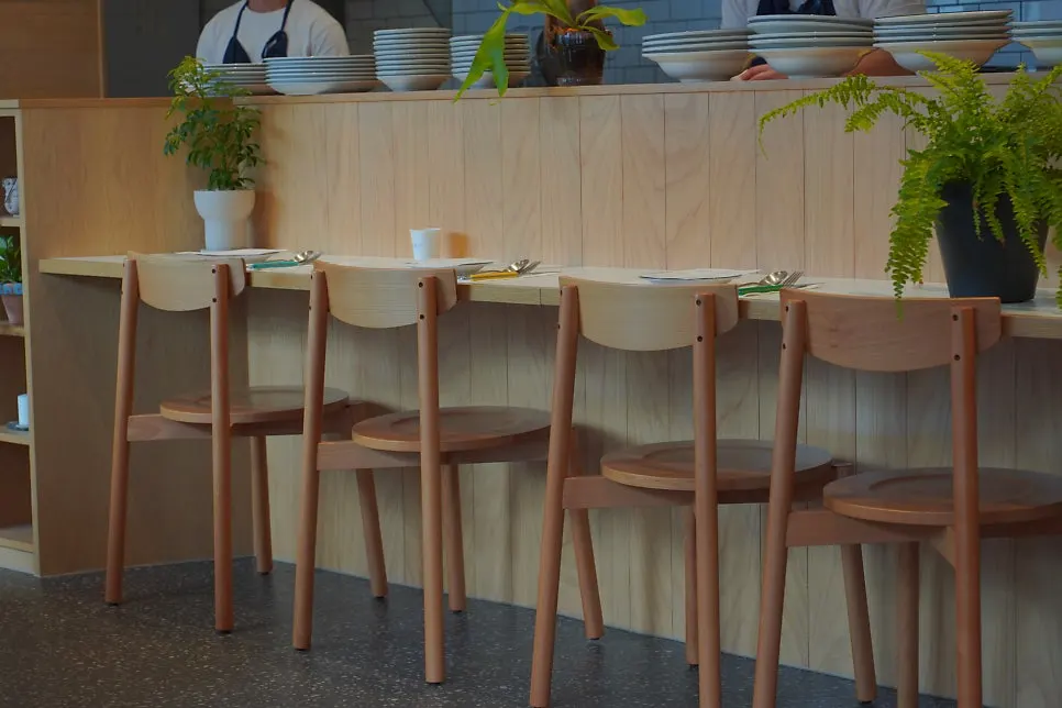 Table layout in the Extra Mile dining hall