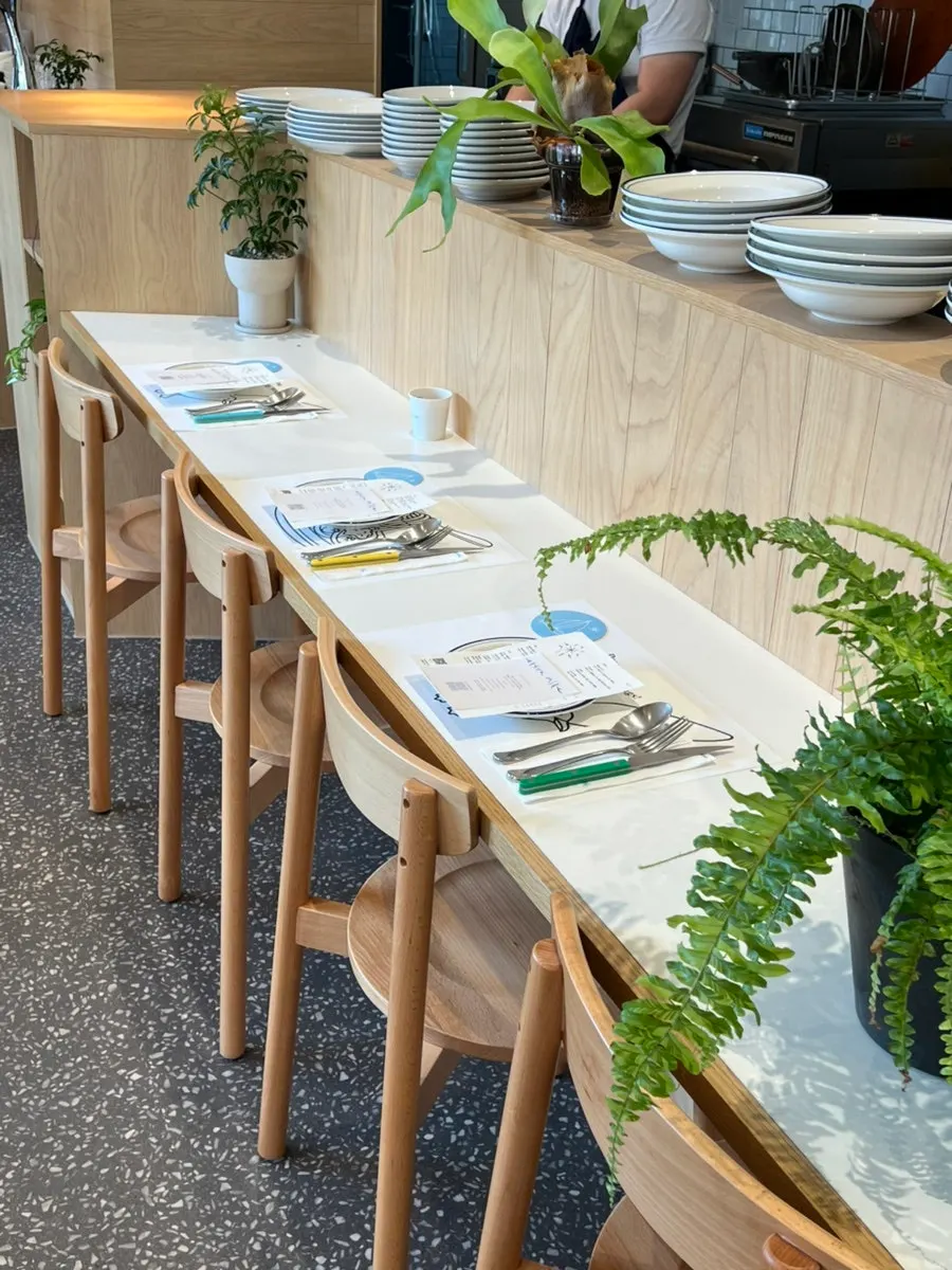 Extra Mile's décor and interior space