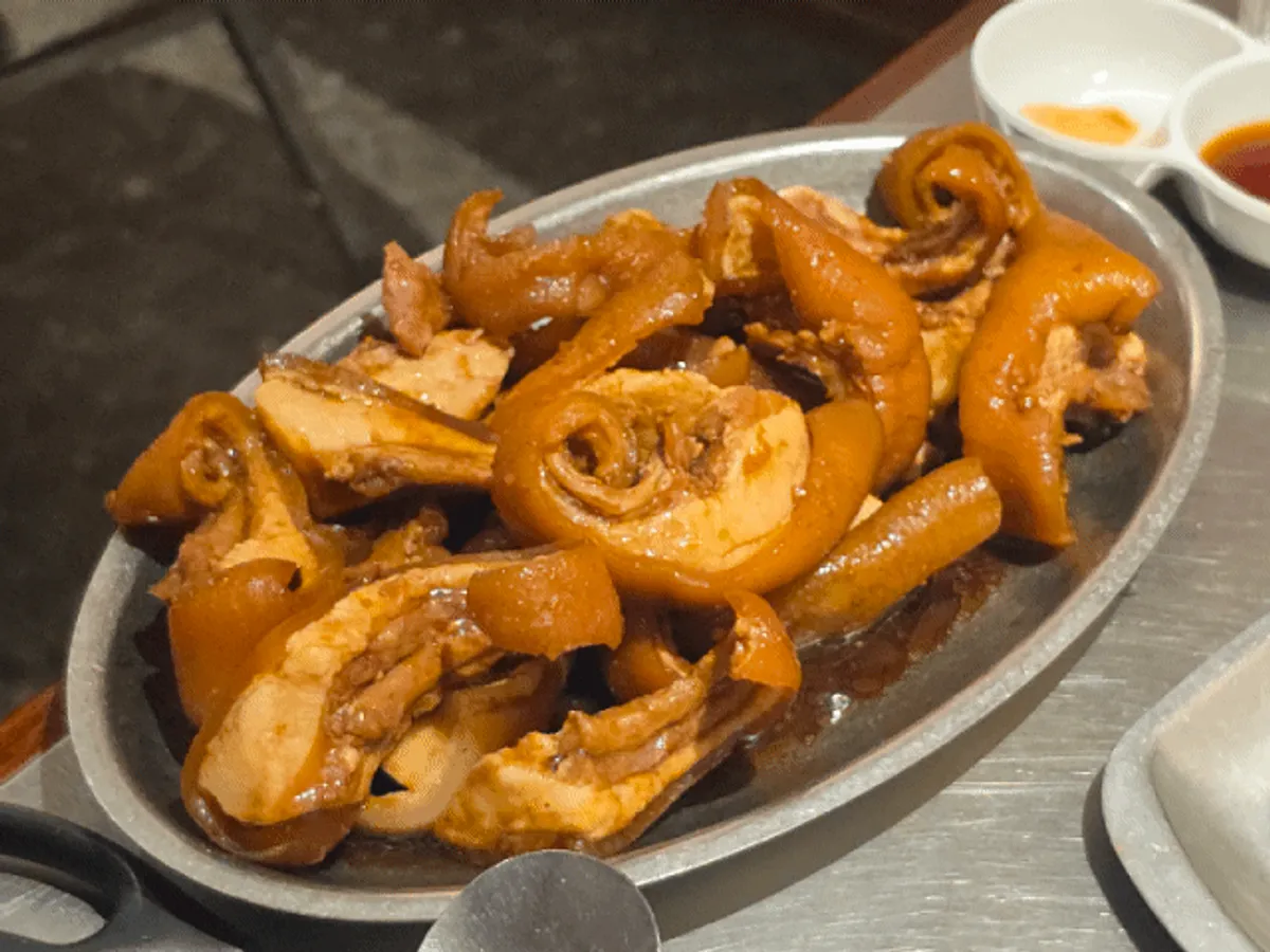 해안숯불갈비 광안리 본점 돼지꼬리구이 상차림