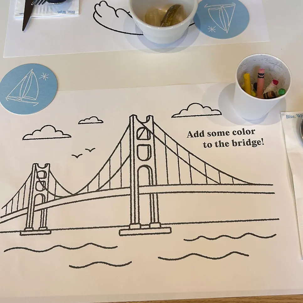 광안대교 그림 컬러링 종이