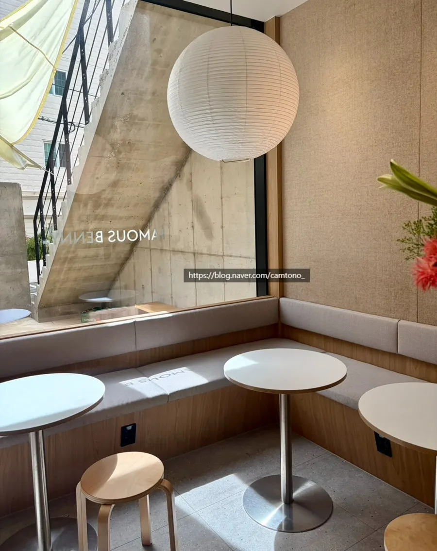 Second-floor group table and interior layout