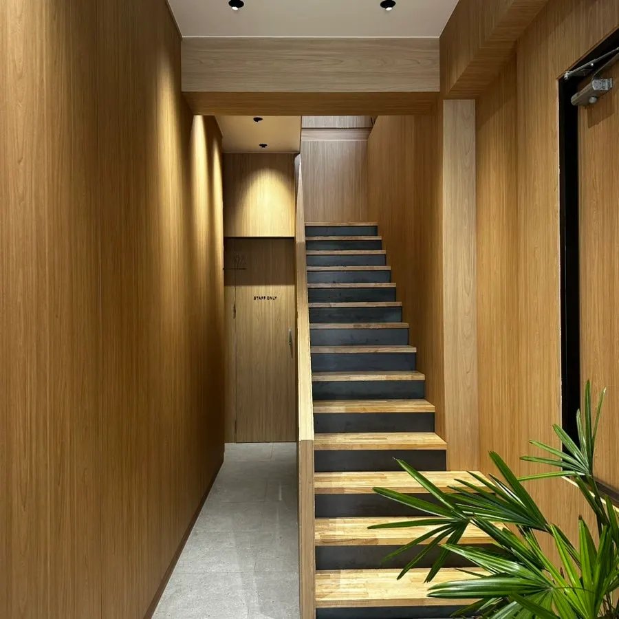 First floor seating with simple interior design
