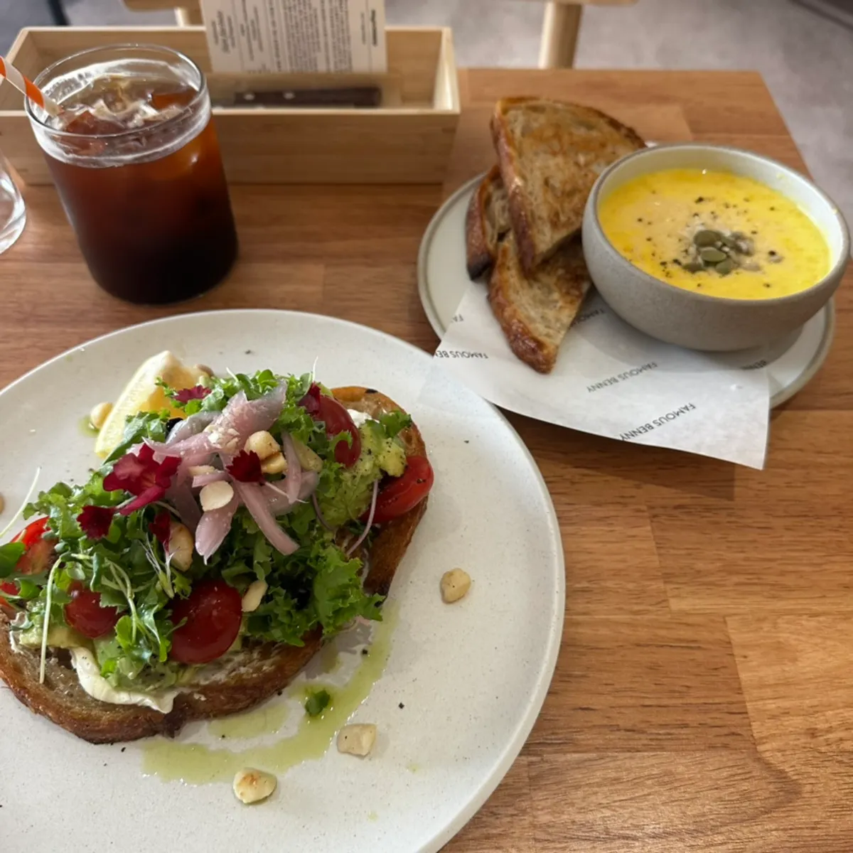 A plate of beautifully plated avocado toast